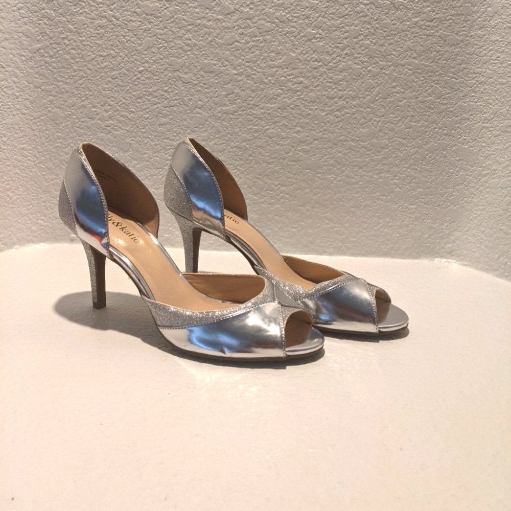 Silver heels